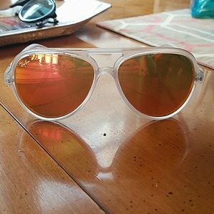 Ray Ban orange sunglasses